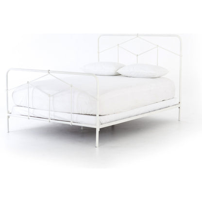 Casey Bed by Four Hands in sanblasted vintage black. Made from iron in a cottage & farmhouse style.