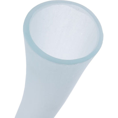 Frosted Corkscrew Vase by Phillips Collection in cyan. Made from glass in a modern style.