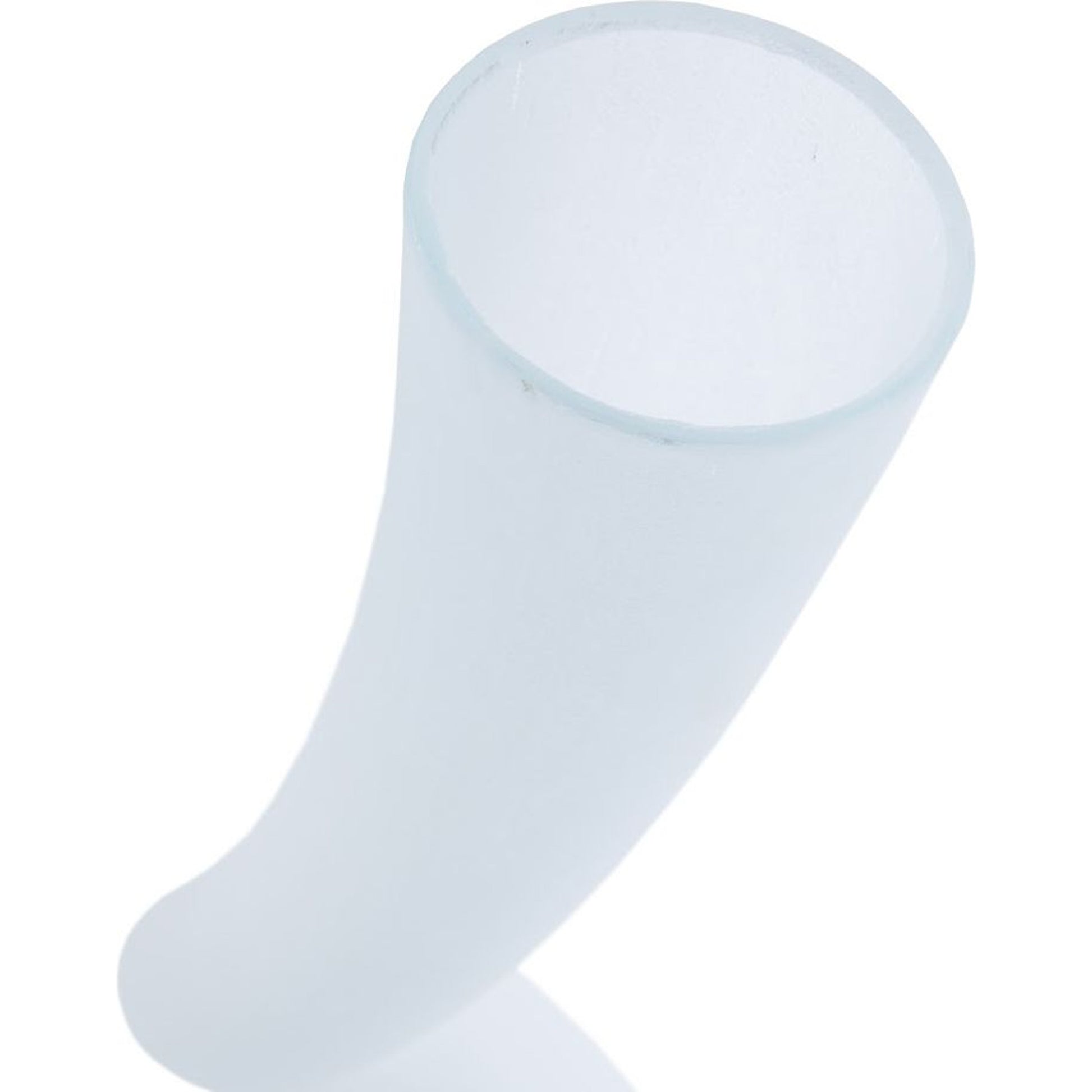 Frosted Corkscrew Vase by Phillips Collection in cyan. Made from glass in a modern style.