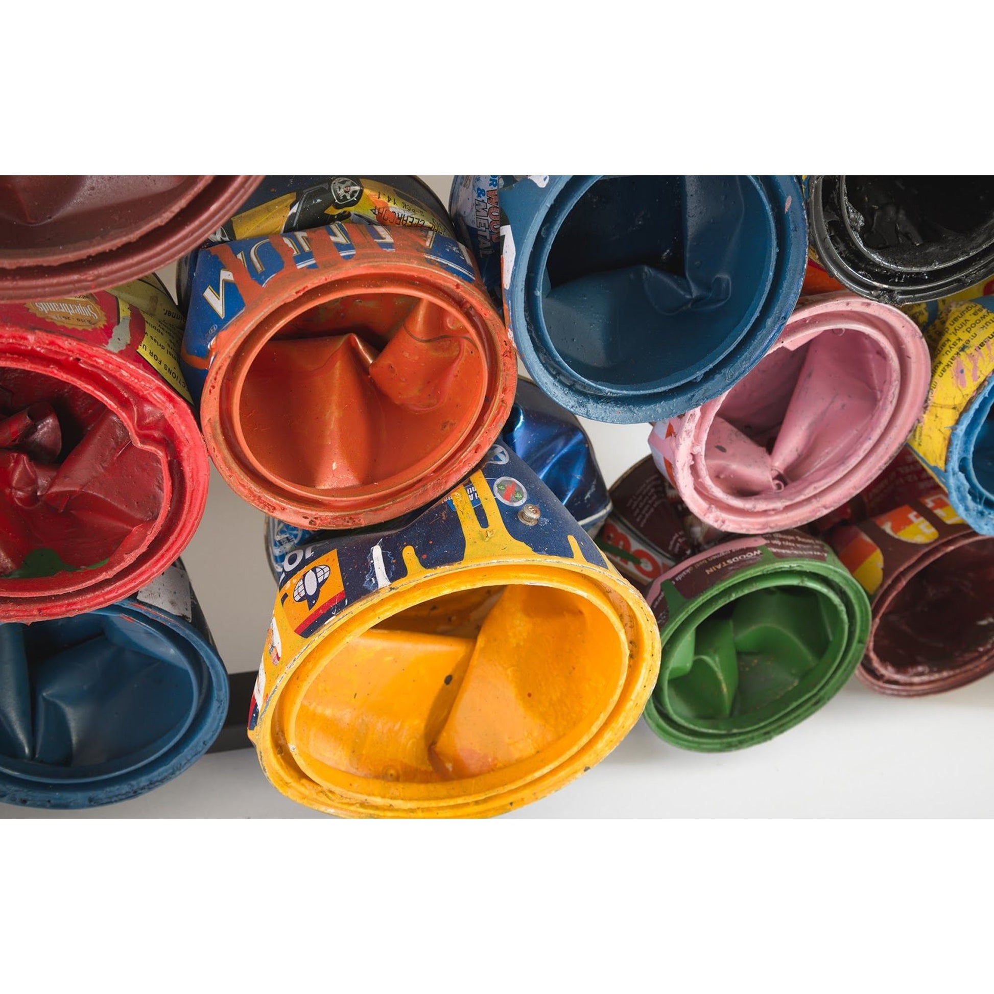 Paint Can Square Wall Art by Phillips Collection. Made from metal in a modern style.