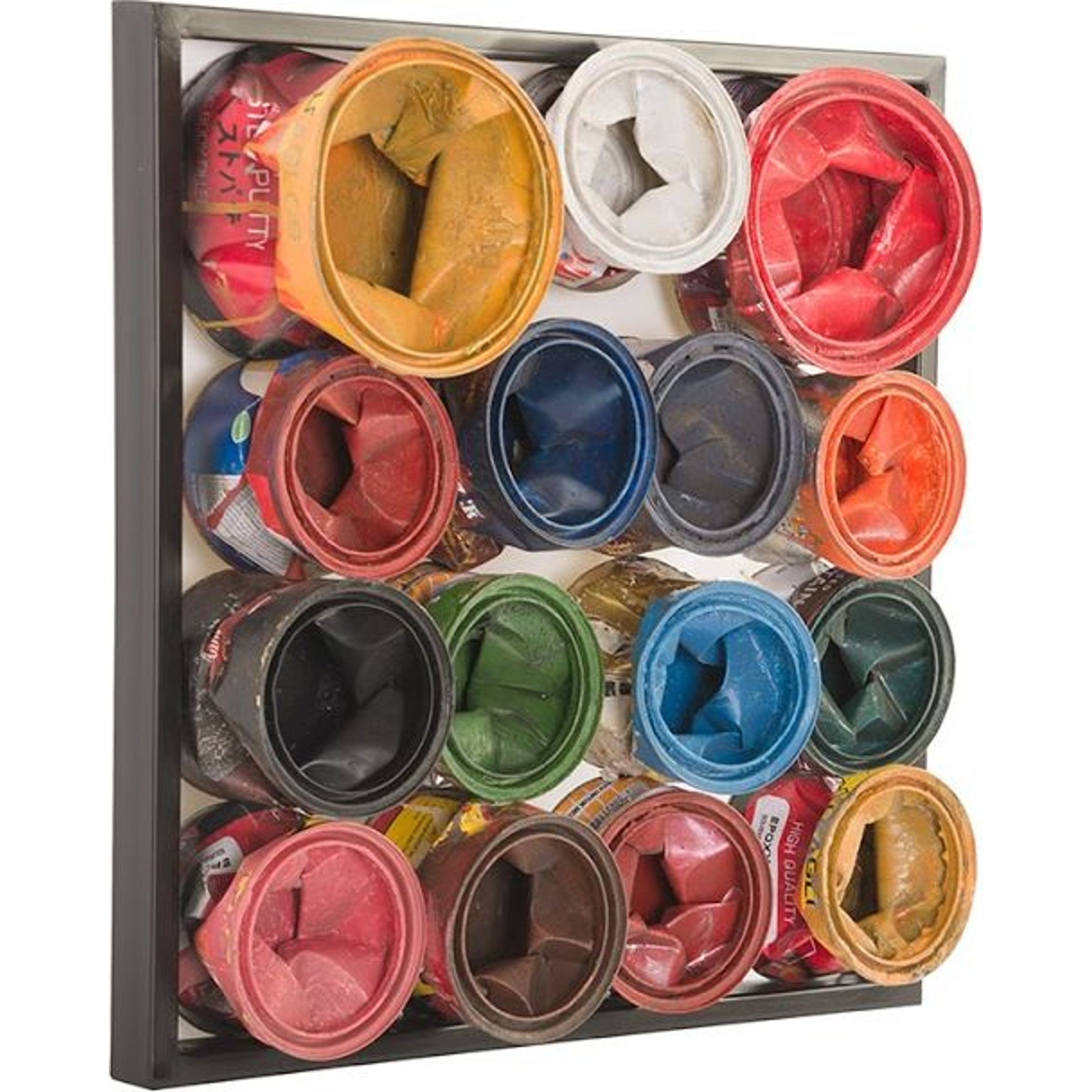 Paint Can Square Wall Art by Phillips Collection. Made from metal in a modern style.
