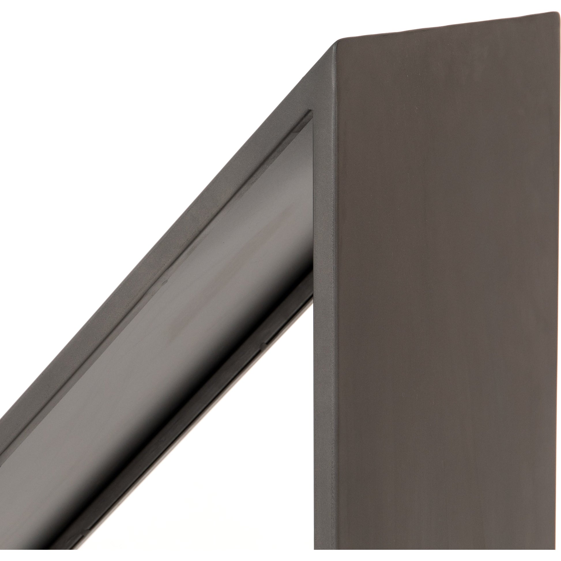 Nero Firewood Storage by Four Hands in coated gunmetal. Made from iron in a modern style.