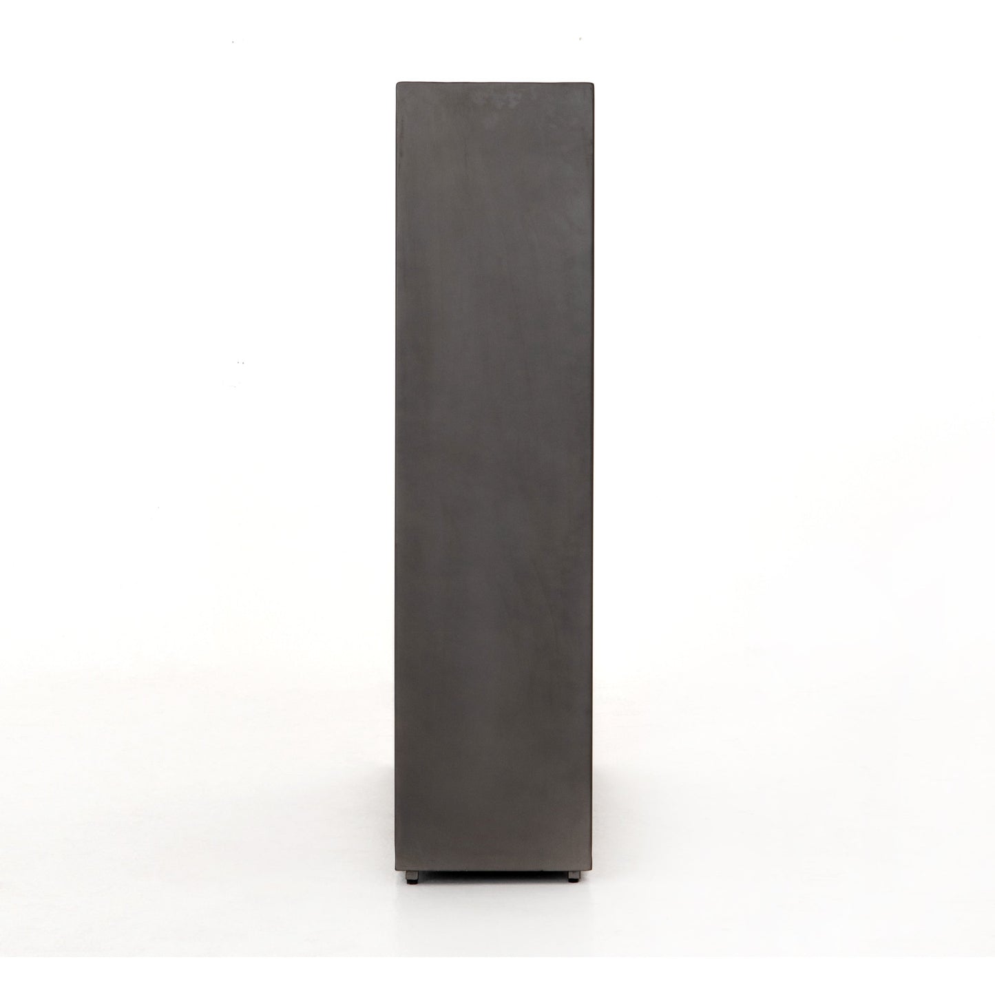 009 SR-809949 | Additional Silo | Nero Firewood Storage by Four Hands in coated gunmetal. Made from iron in a modern style.