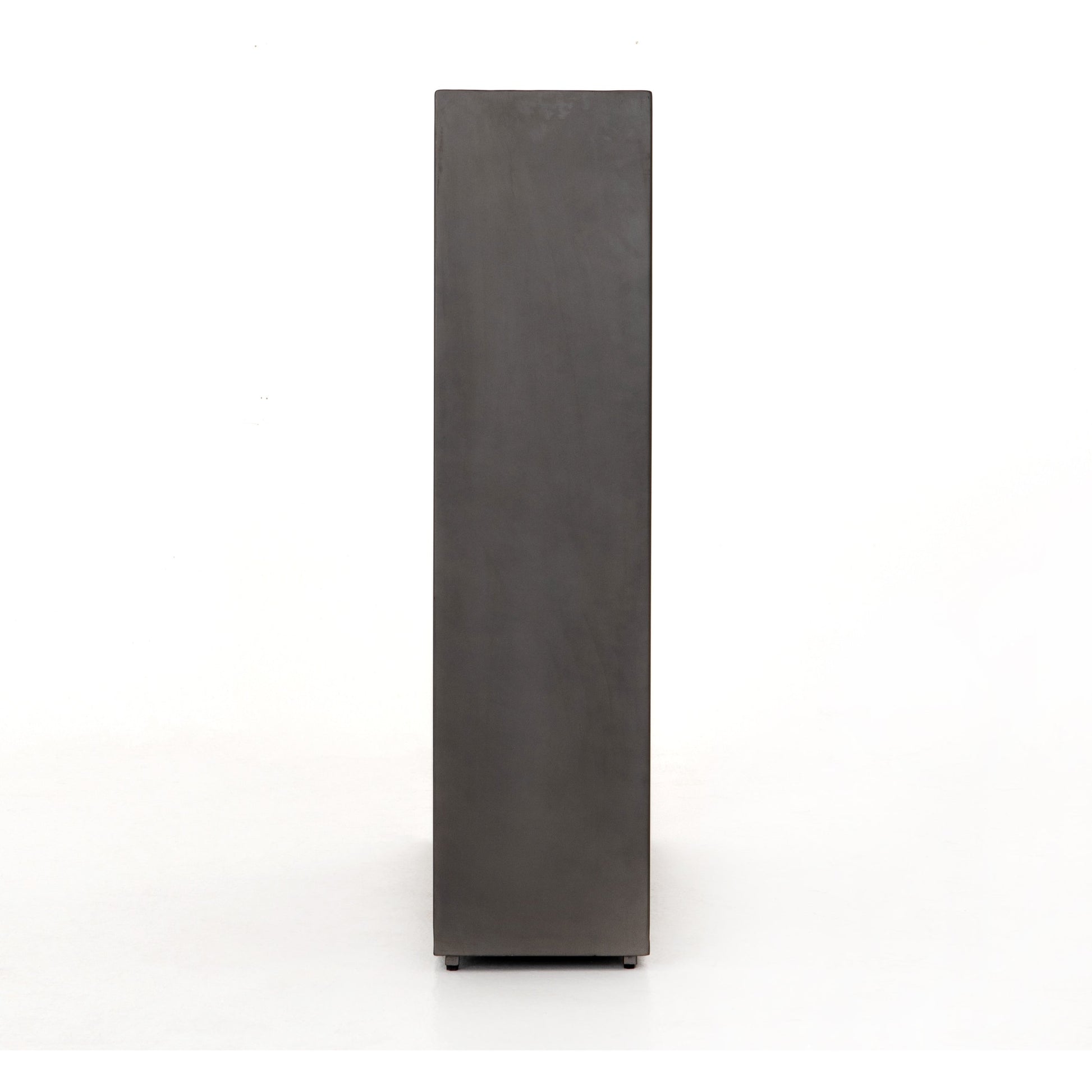 Nero Firewood Storage by Four Hands in coated gunmetal. Made from iron in a modern style.