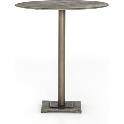 Fannin Counter Table by Four Hands in aged brass. Made from iron in a modern style.