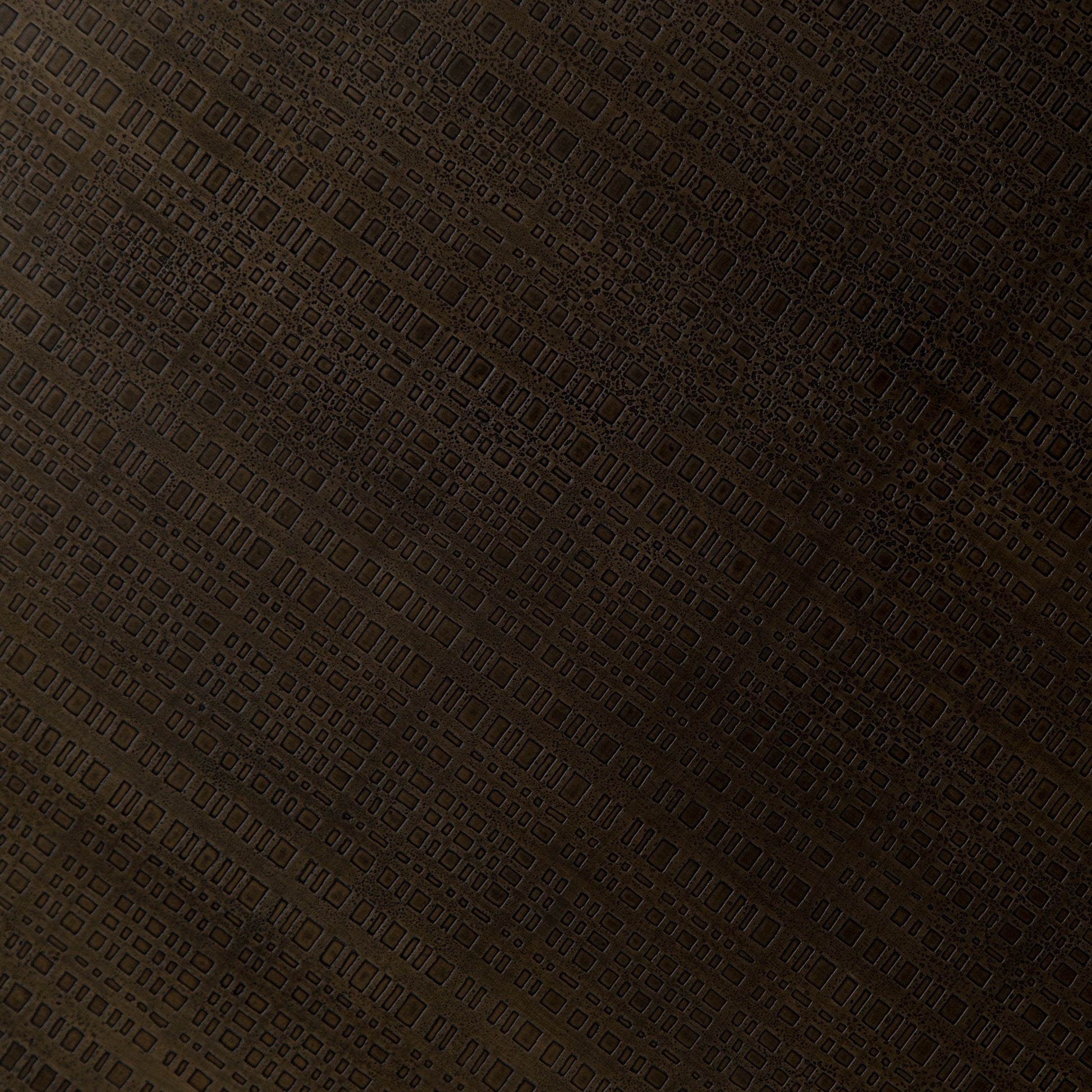 Fannin Counter Table by Four Hands in aged brass. Made from iron in a modern style.