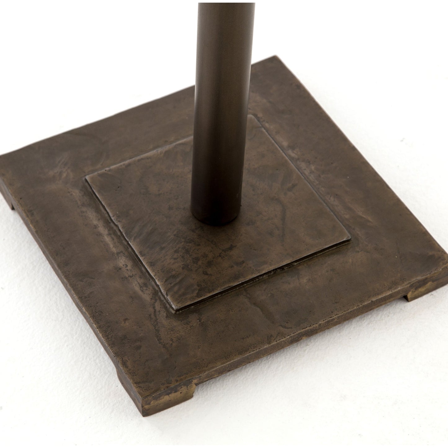 007 S-279307 | Additional Silo | Fannin Counter Table by Four Hands in aged brass. Made from iron in a modern style.