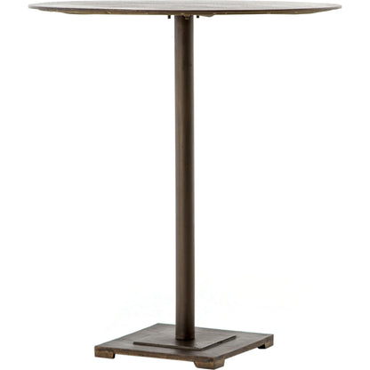 Fannin Counter Table by Four Hands in aged brass. Made from iron in a modern style.