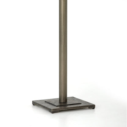 Fannin Bar Table by Four Hands in aged brass. Made from iron in a modern style.