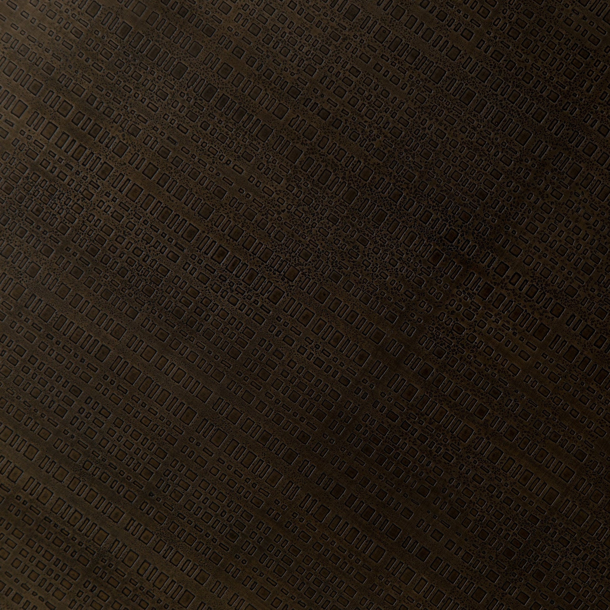 Fannin Bar Table by Four Hands in aged brass. Made from iron in a modern style.