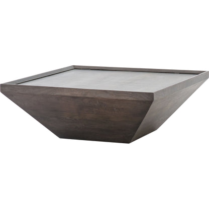 Drake Coffee Table by Four Hands in reclaimed fruitwood. Made from solid mixed reclaimed wood, solid mango, solid acacia in a cottage & farmhouse style.