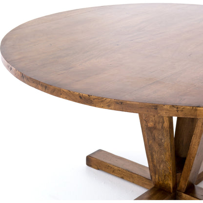Cobain Dining Table by Four Hands. Made from solid mango in a modern style.