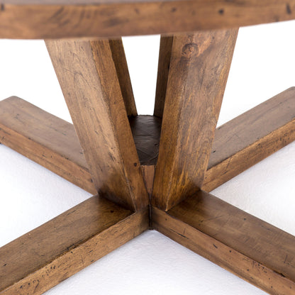 Cobain Dining Table by Four Hands. Made from solid mango in a modern style.