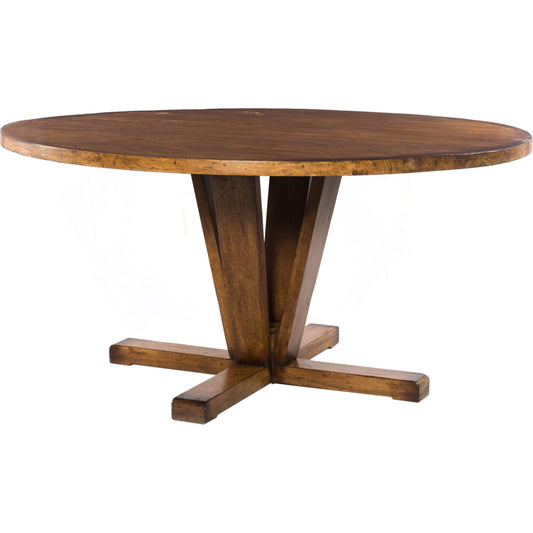 Cobain Dining Table by Four Hands. Made from solid mango in a modern style.