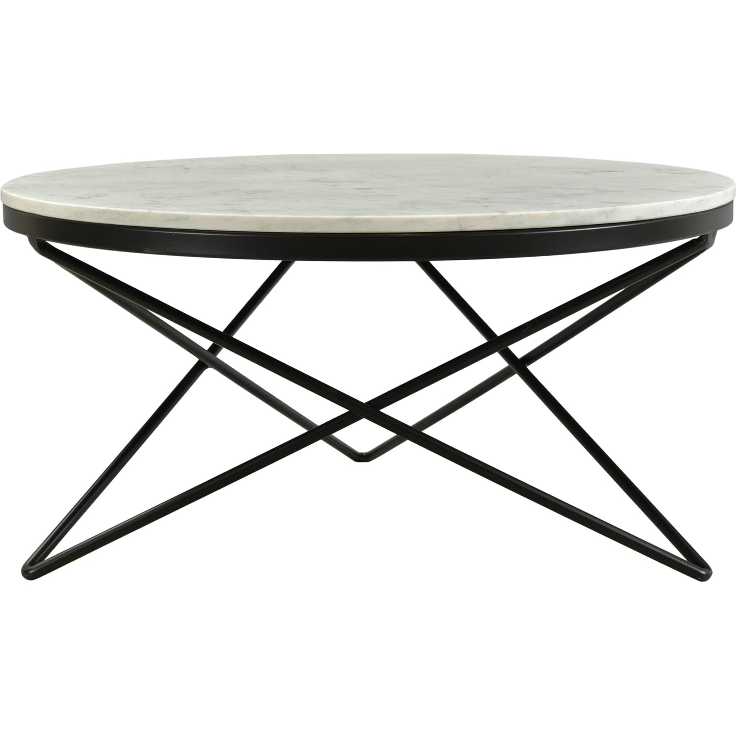001 SR-386805 | Primary Silo | Haley Table Base by Moe's Home Collection in black and powder coated. Made from marble top, iron base, mdf in a modern style.