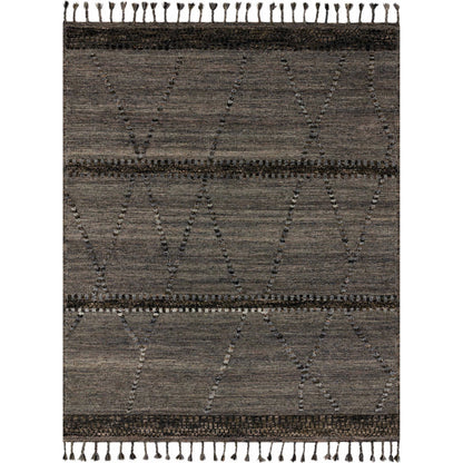 IMA-04 by Loloi in gray, multi. Made from 100% wool in a rustic style.