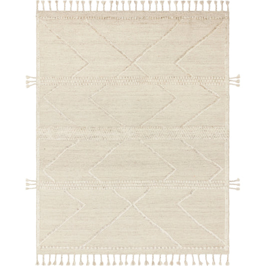IMA-05 by Loloi in beige, ivory. Made from 100% wool in a eclectic & global style.