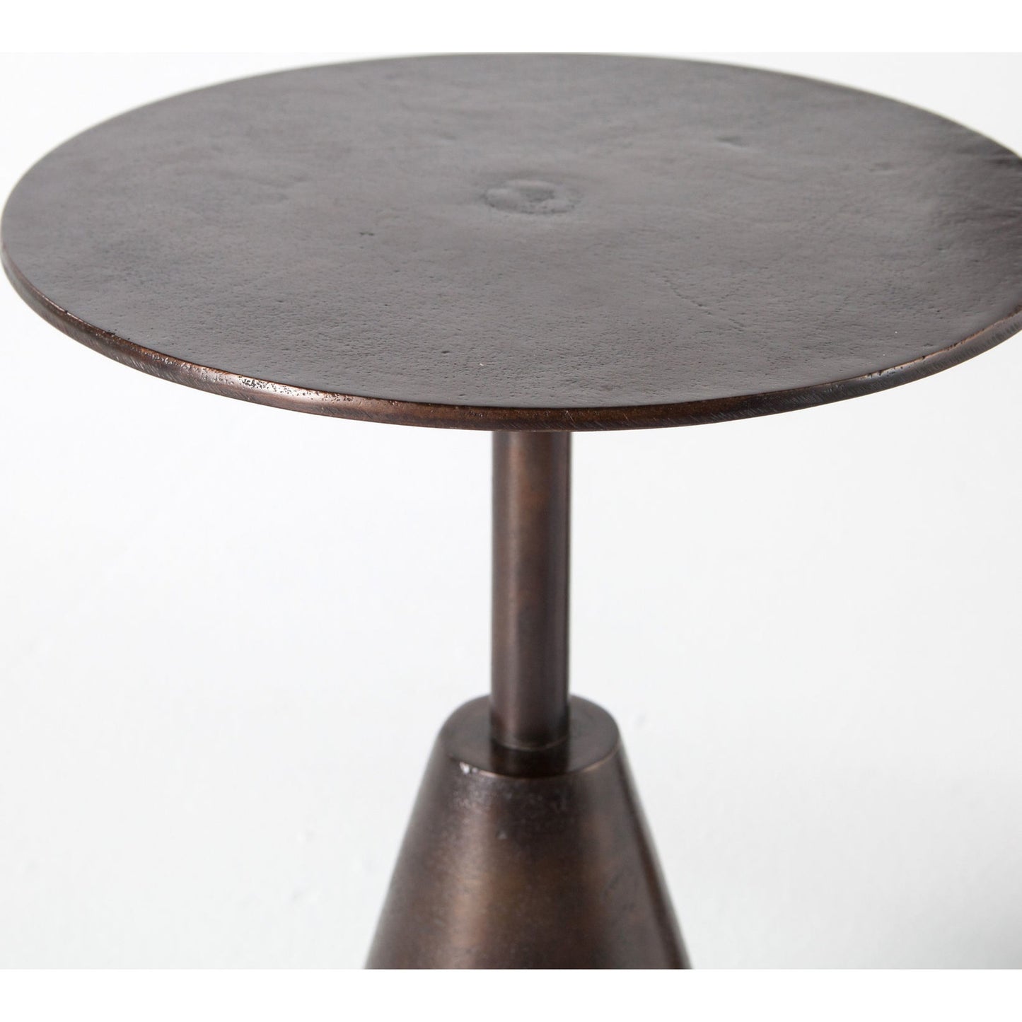 003 S-258320 | Additional Silo | Frisco End Tables (Set of 2) by Four Hands in antique rust. Made from aluminum, engineered hardwood in a modern style.