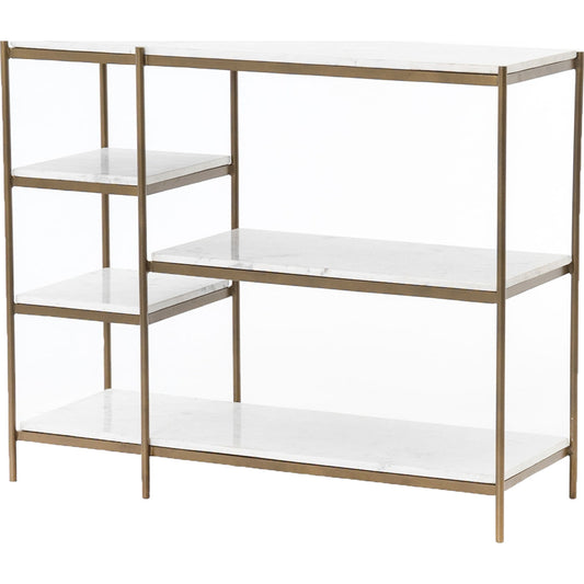 Lily Console by Four Hands. Made from solid marble, iron in a modern style.
