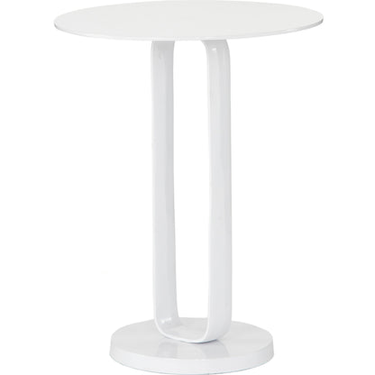 Douglas End Table by Four Hands. Made from aluminum, engineered hardwood in a modern style.