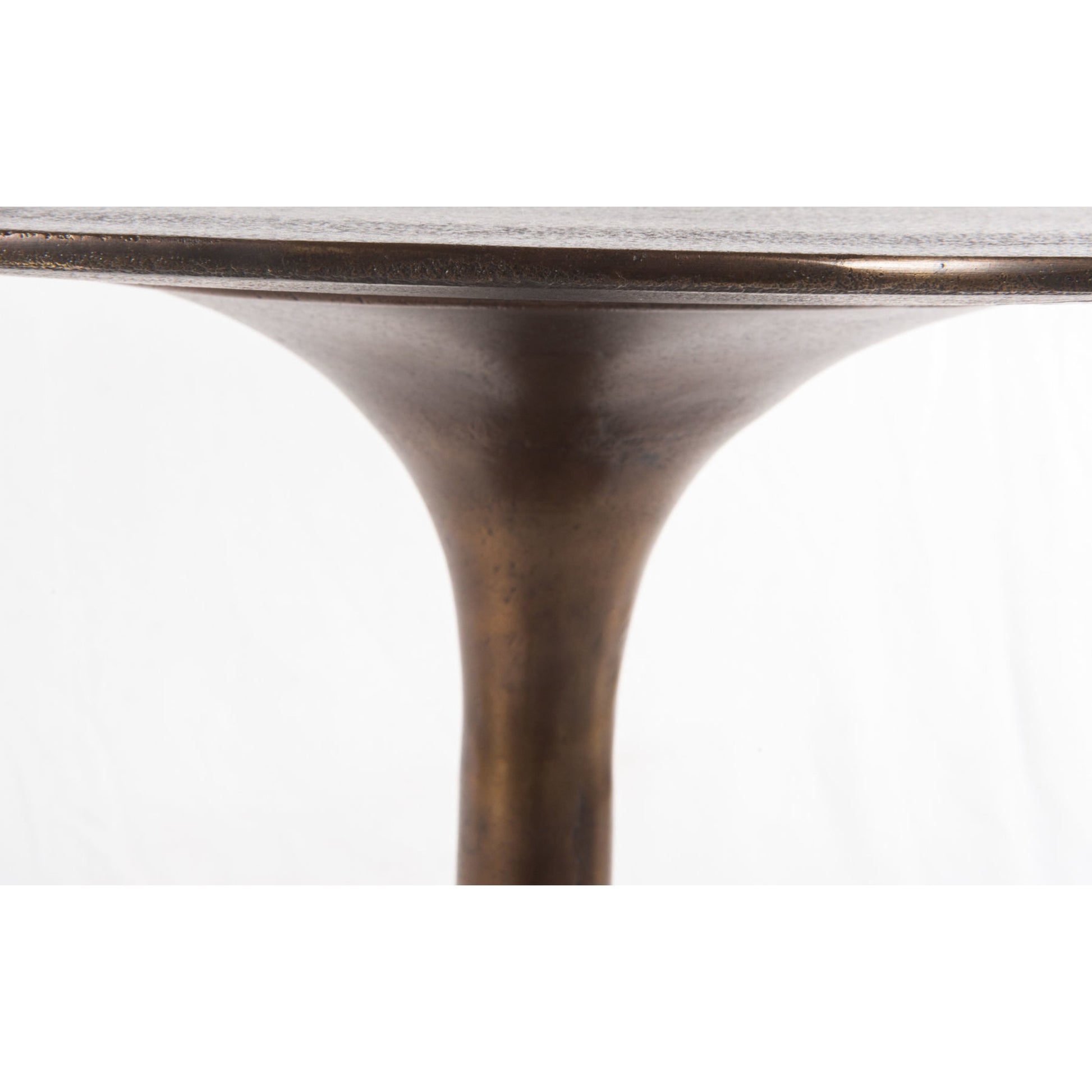 Tulip Side Table by Four Hands. Made from aluminum in a modern style.