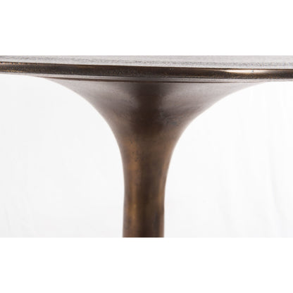 Tulip Side Table by Four Hands. Made from aluminum in a modern style.