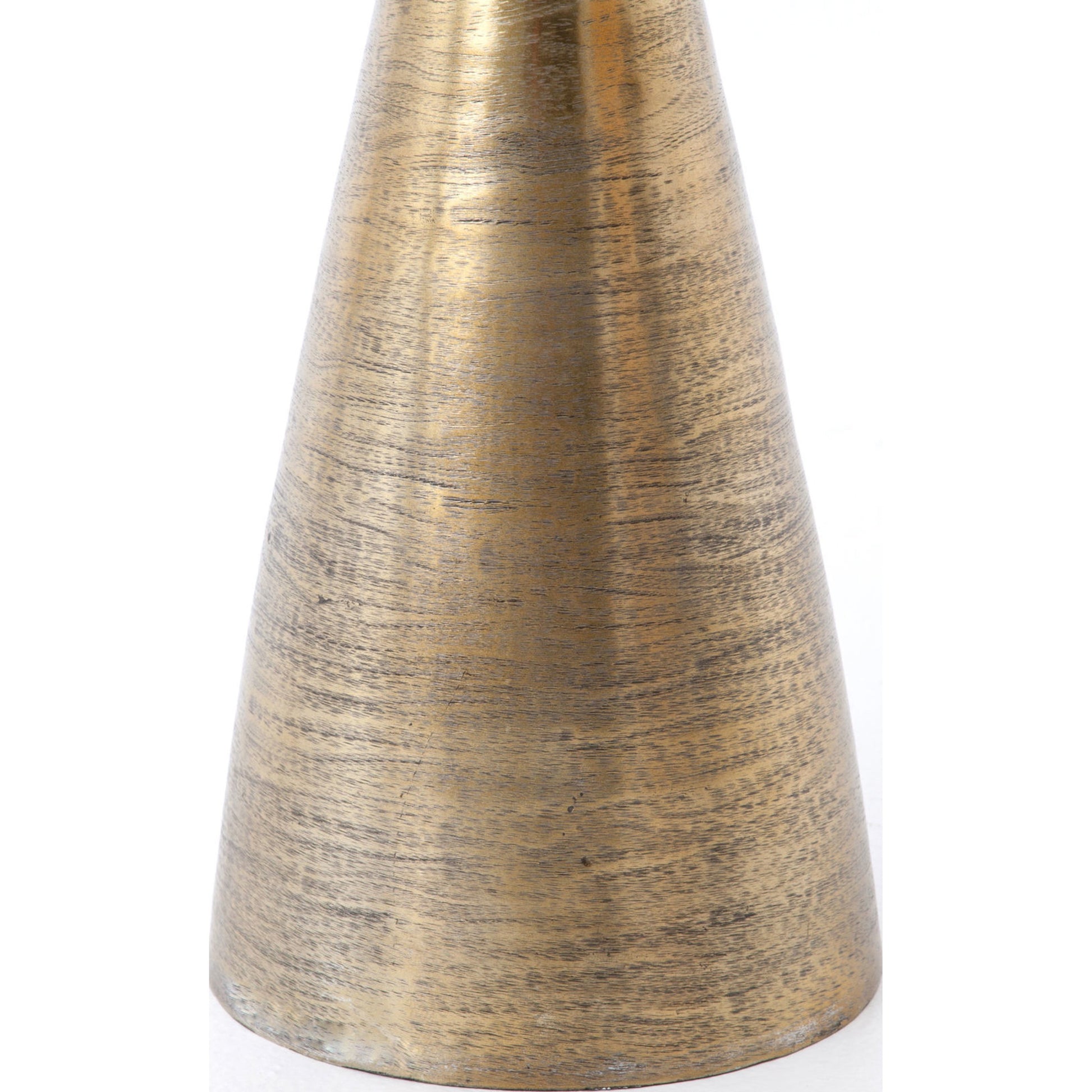 Marlow Mod Pedestal Table by Four Hands. Made from glass, aluminum, engineered hardwood in a modern style.