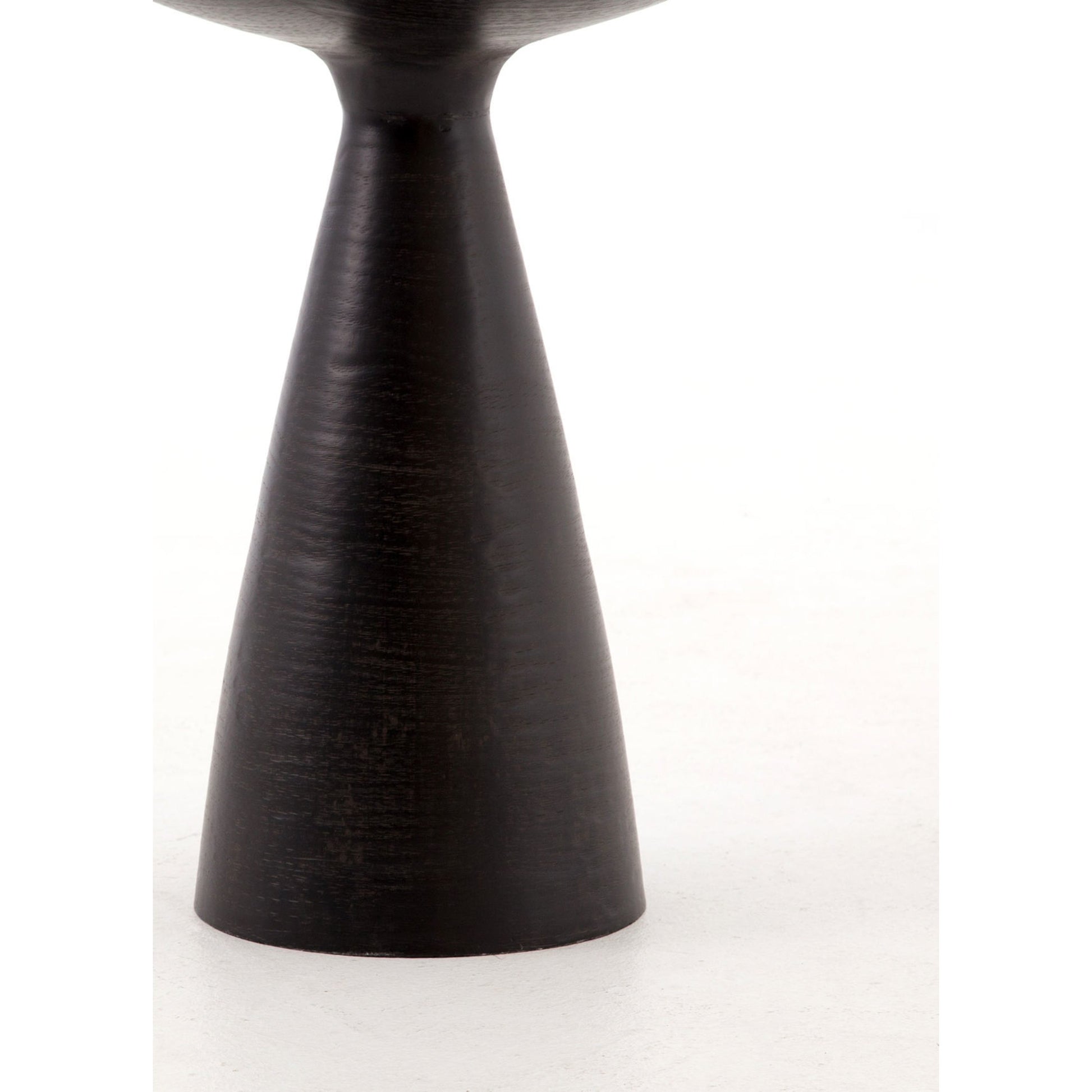 Marlow Mod Pedestal Table by Four Hands. Made from glass, aluminum, engineered hardwood in a modern style.