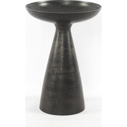 Marlow Mod Pedestal Table by Four Hands. Made from glass, aluminum, engineered hardwood in a modern style.