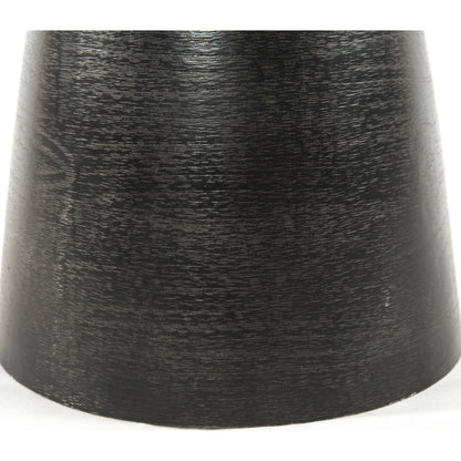 Marlow Mod Pedestal Table by Four Hands. Made from glass, aluminum, engineered hardwood in a modern style.