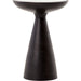 Marlow Mod Pedestal Table by Four Hands. Made from glass, aluminum, engineered hardwood in a modern style.