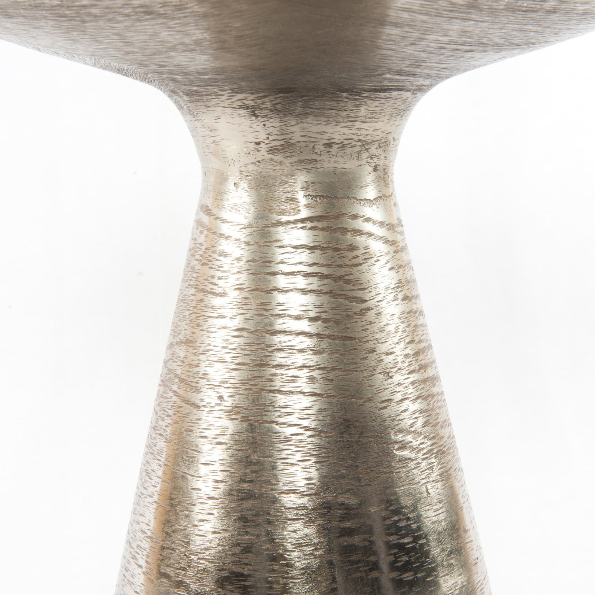 Marlow Mod Pedestal Table by Four Hands. Made from glass, aluminum, engineered hardwood in a modern style.