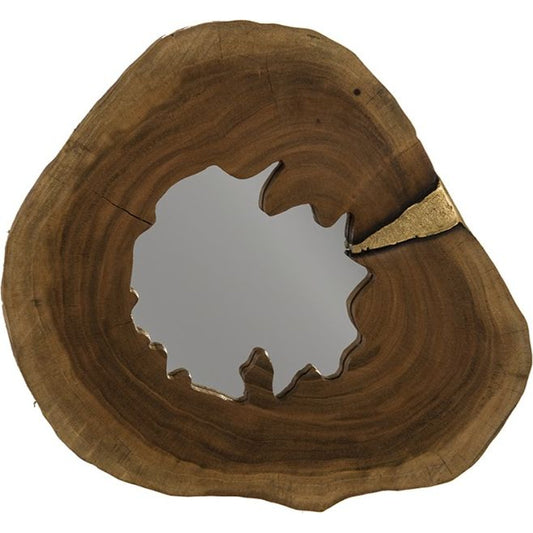 Molten Mirror Wall Tile by Phillips Collection. Made from wood in a eclectic & global style.