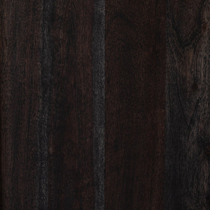 Caprice Bookshelf by Four Hands in washed black. Made from solid acacia in a modern style.