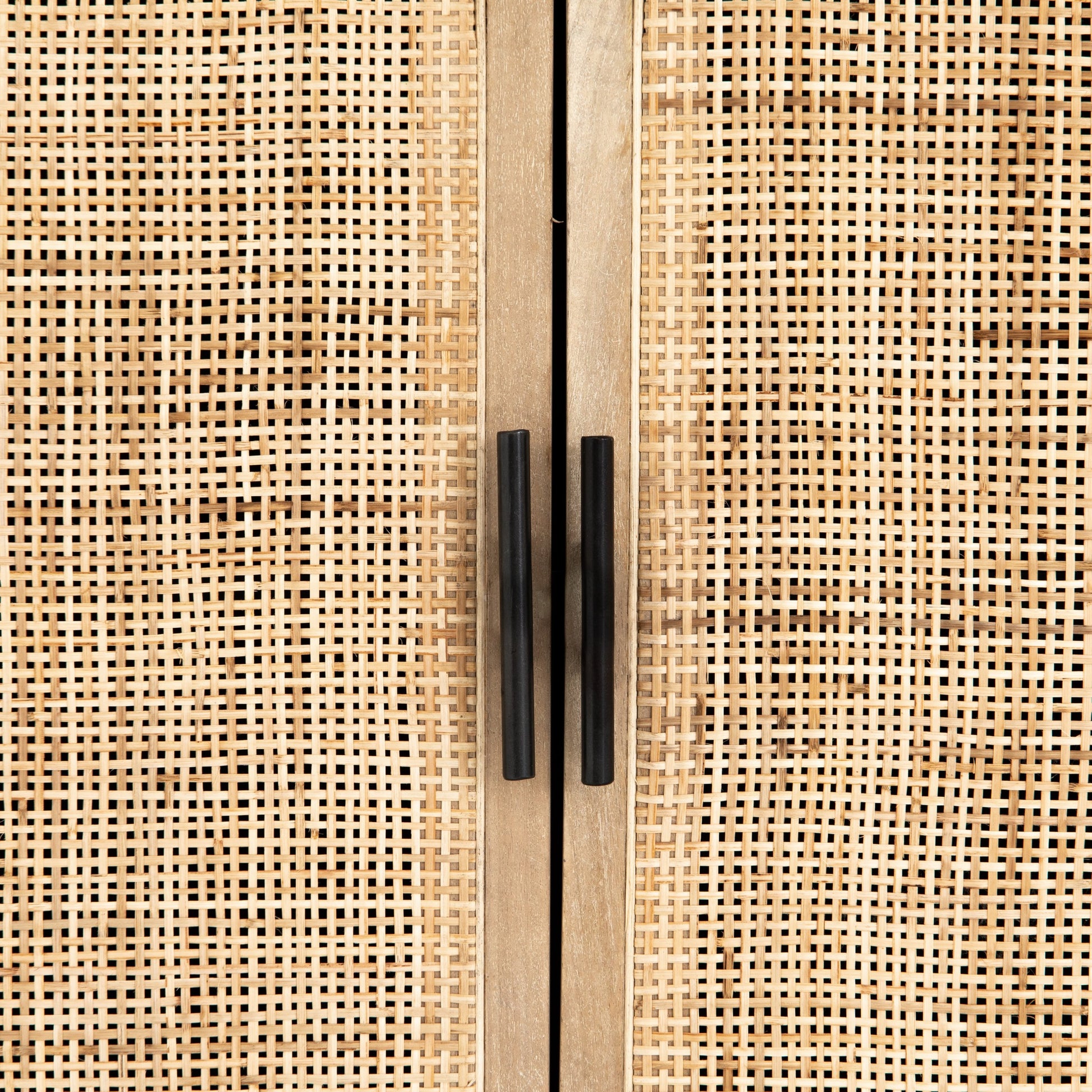 Caprice Bookshelf by Four Hands in washed black. Made from solid acacia in a modern style.