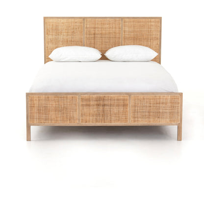 Sydney Bed by Four Hands. Made from cane, solid mango in a modern style.
