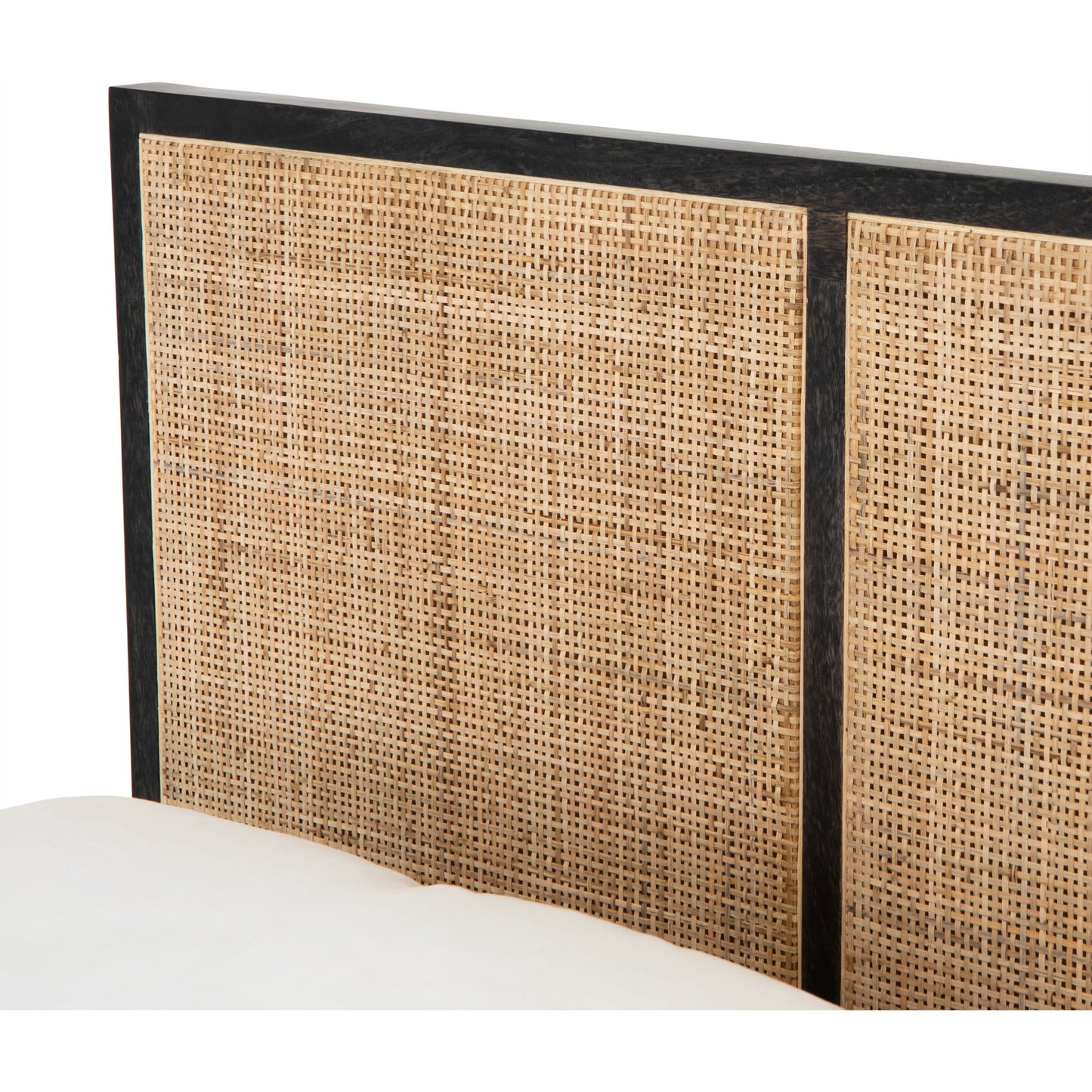050 SR-810037,SR-810039,SR-810041 | Closeup | Sydney Bed by Four Hands. Made from cane, solid mango in a modern style.