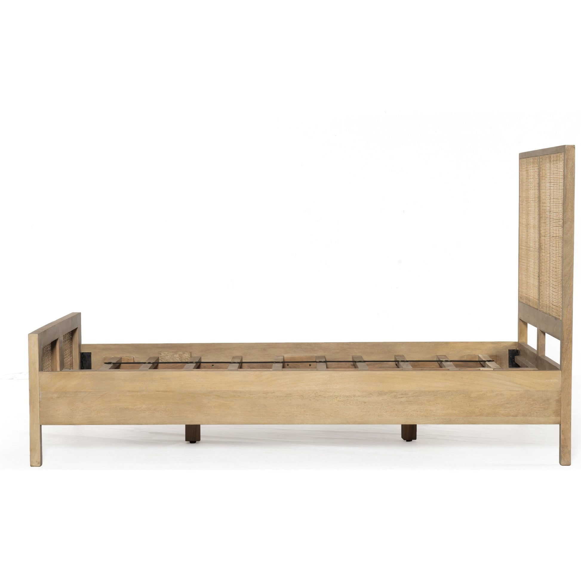 Sydney Bed by Four Hands. Made from cane, solid mango in a modern style.