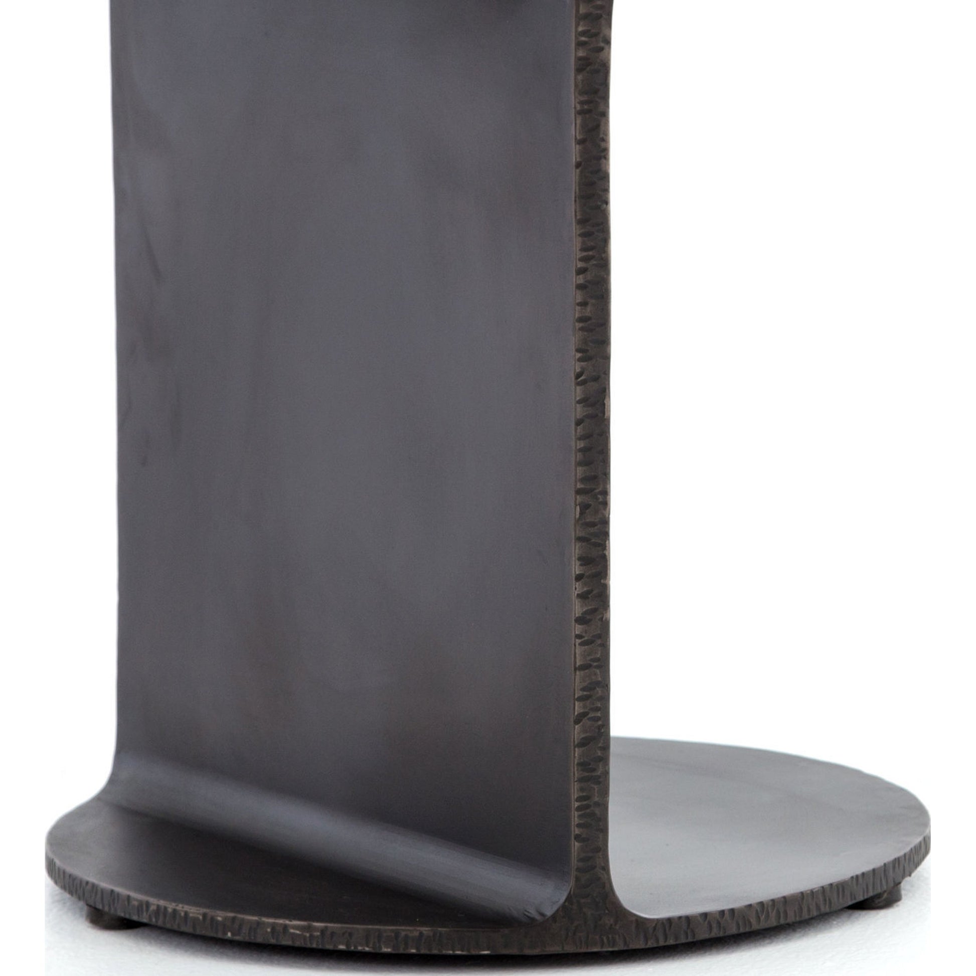 Griffon Side Table by Four Hands in rustic fossil. Made from iron in a modern style.