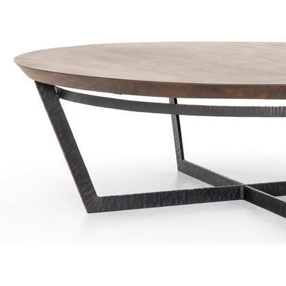 Felix Round Coffee Table by Four Hands. Made from unique in a modern style.