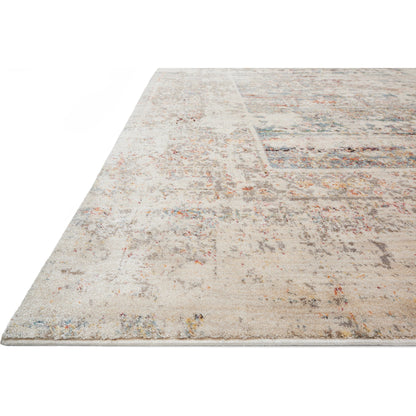 Javari JV-01 Rug by Loloi in ivory, granite. Made from polyester, polypropylene in a transitional style.