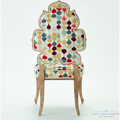 Wiggle Dining Chair by Global Views. Made from rubberwood in a cottage & farmhouse style.