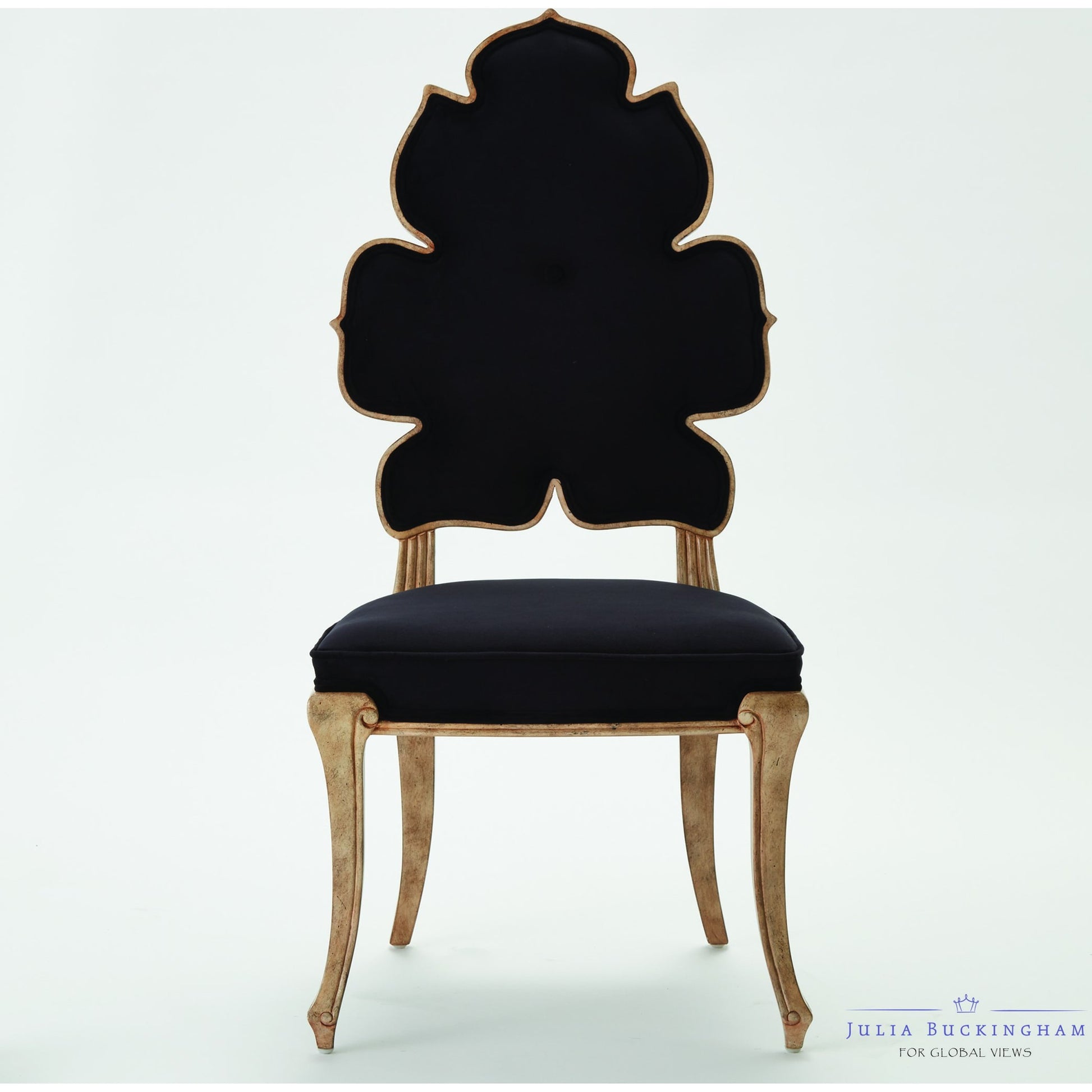 Wiggle Dining Chair by Global Views. Made from rubberwood in a cottage & farmhouse style.