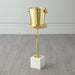 Margot Champagne Bucket by Global Views. Made from brass, stainless steel in a transitional style.