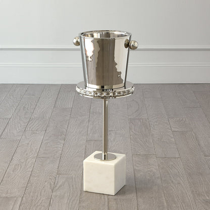 Margot Champagne Bucket by Global Views. Made from brass, stainless steel in a transitional style.