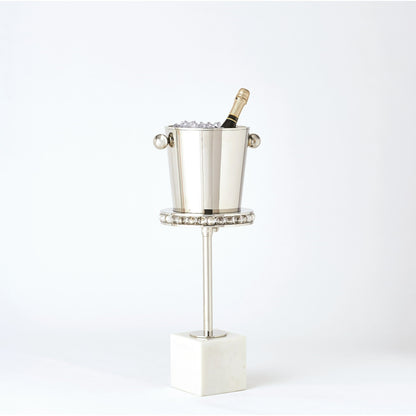 Margot Champagne Bucket by Global Views. Made from brass, stainless steel in a transitional style.