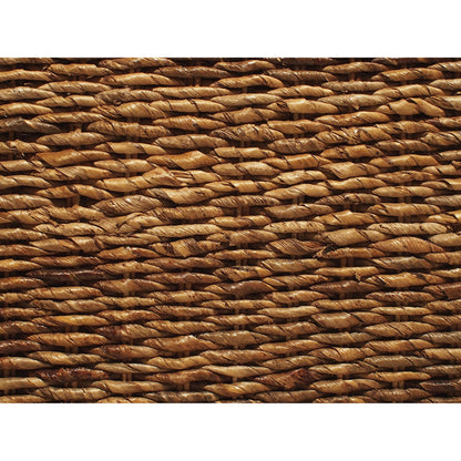 Banana Leaf Chair by Four Hands in gray, cream and gray wash. Made from 50% cotton, 50% polyester, solid mahogany, banana leaf in a cottage & farmhouse style.