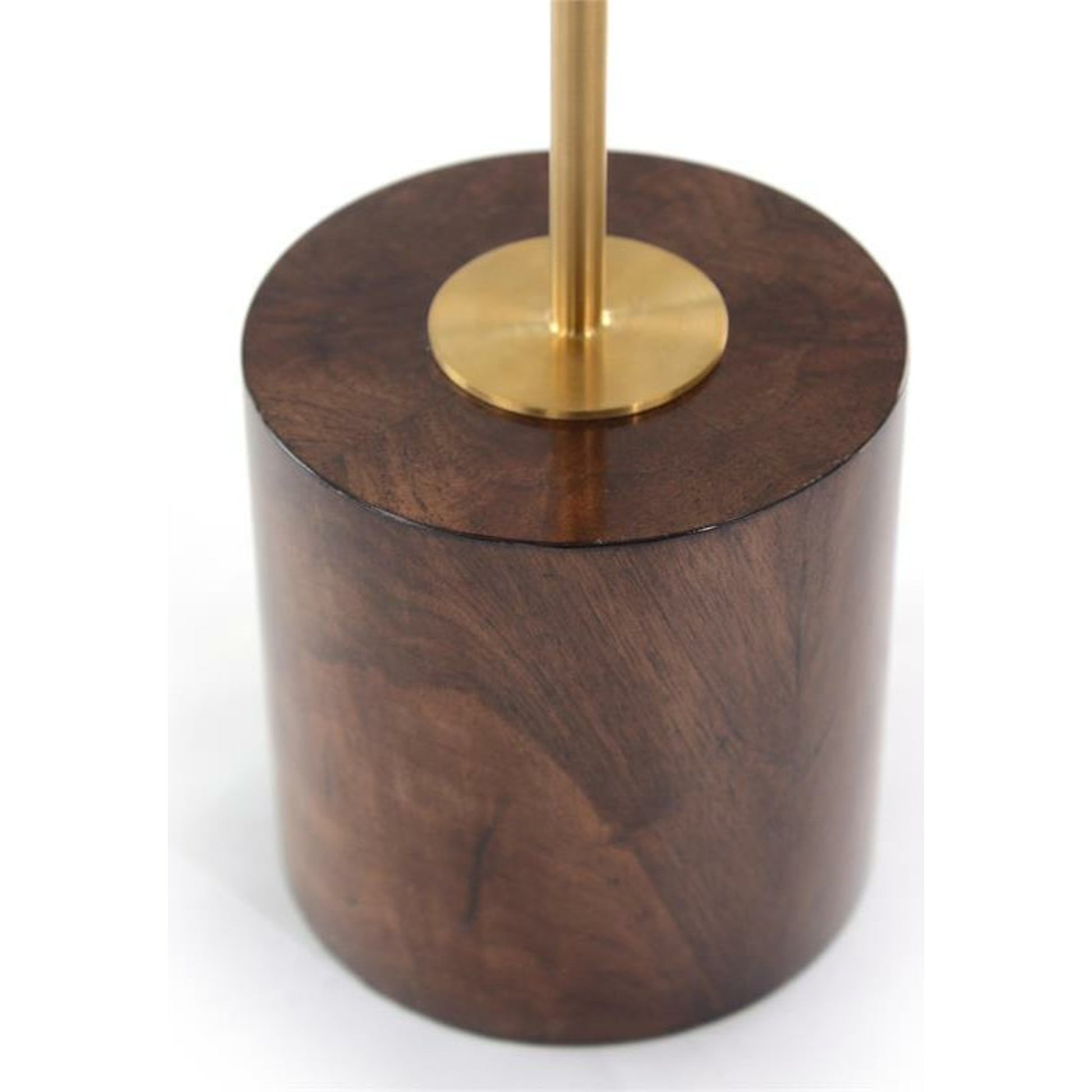 Nimes Martini Table by John-Richard in brass, stainless steel, walnut. Made from brass, steel in a transitional style.