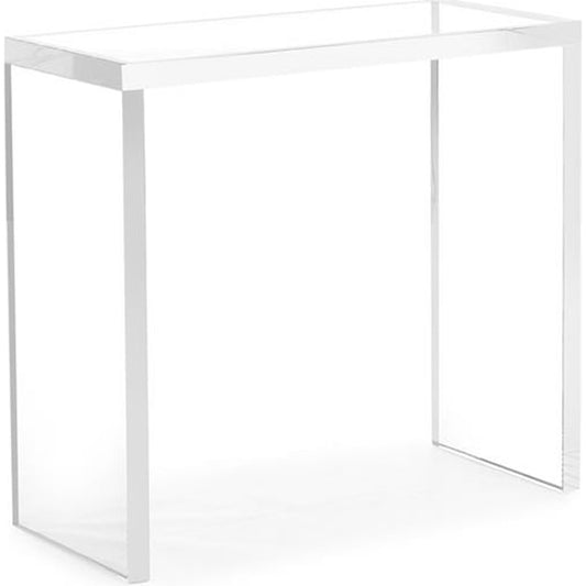 Crystal Side Table by John-Richard in natural. Made from crystal in a modern style.