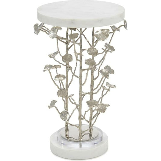 Branch Martini Table by John-Richard in nickel. Made from acrylic, metal, nickel in a eclectic & global style.
